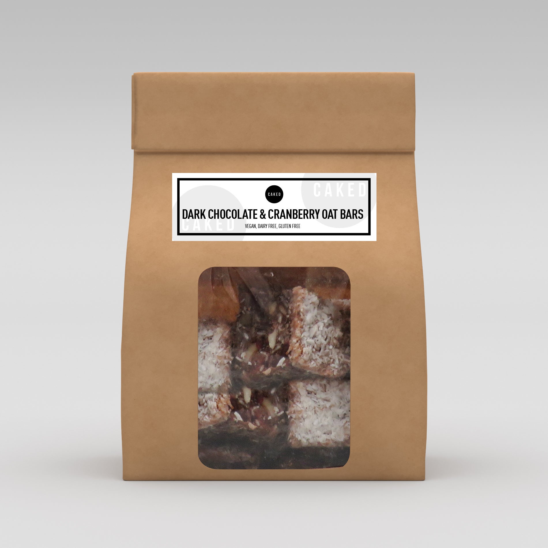 DARK CHOCOLATE & CRANBERRY OAT BARS