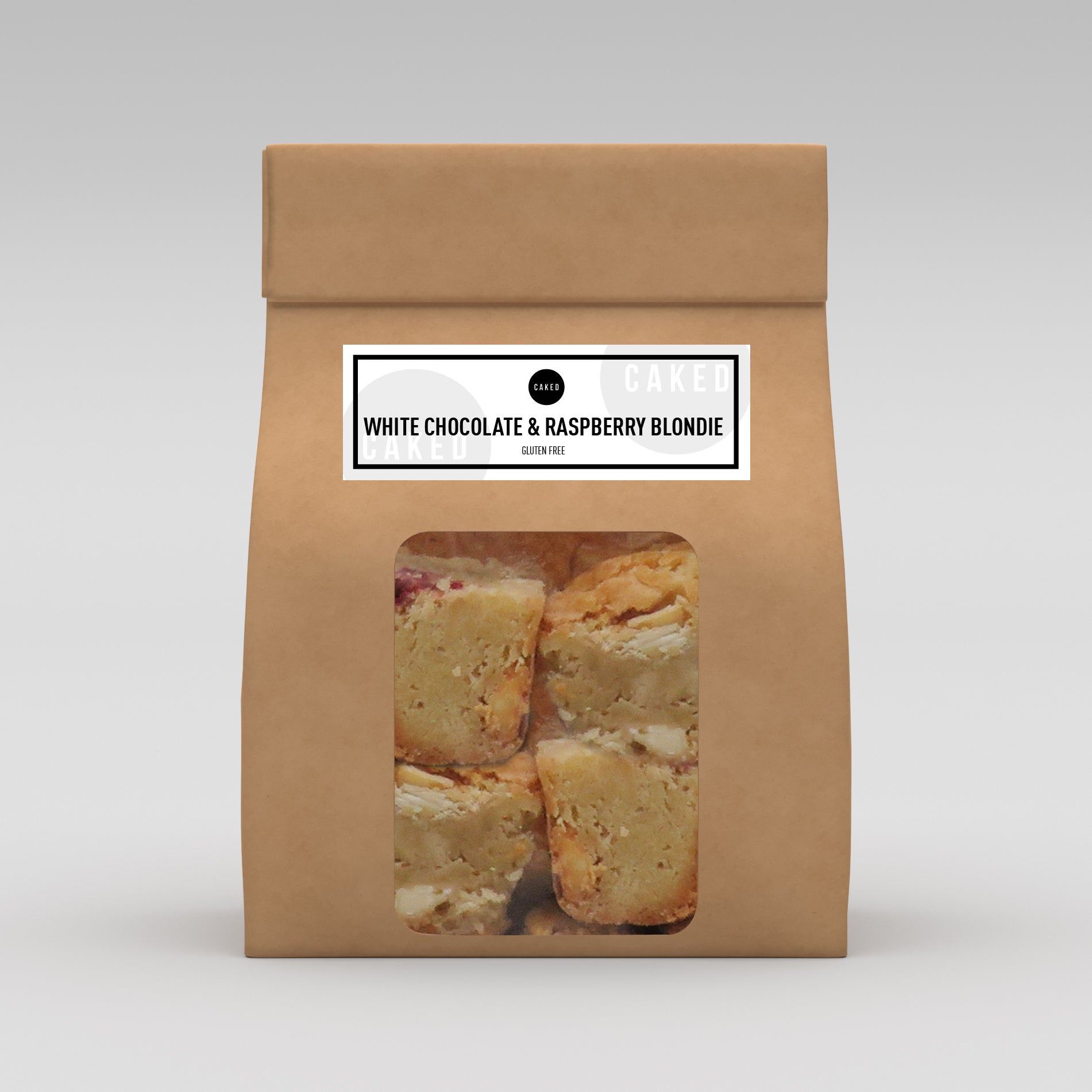 WHITE CHOCOLATE & RASPBERRY BLONDIE